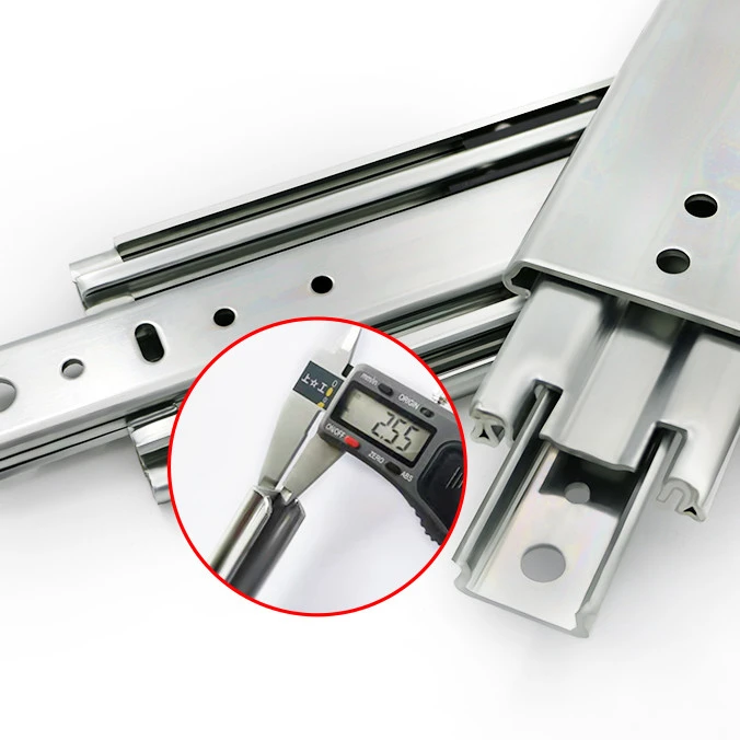 extra thick 2.5mm steel self-locking slide rail